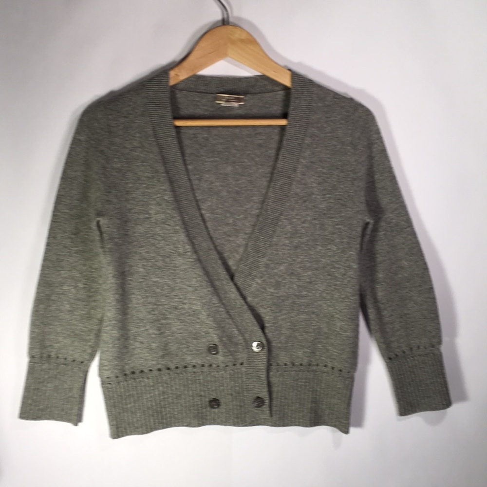 J. Crew Grey Cashmere Sweater